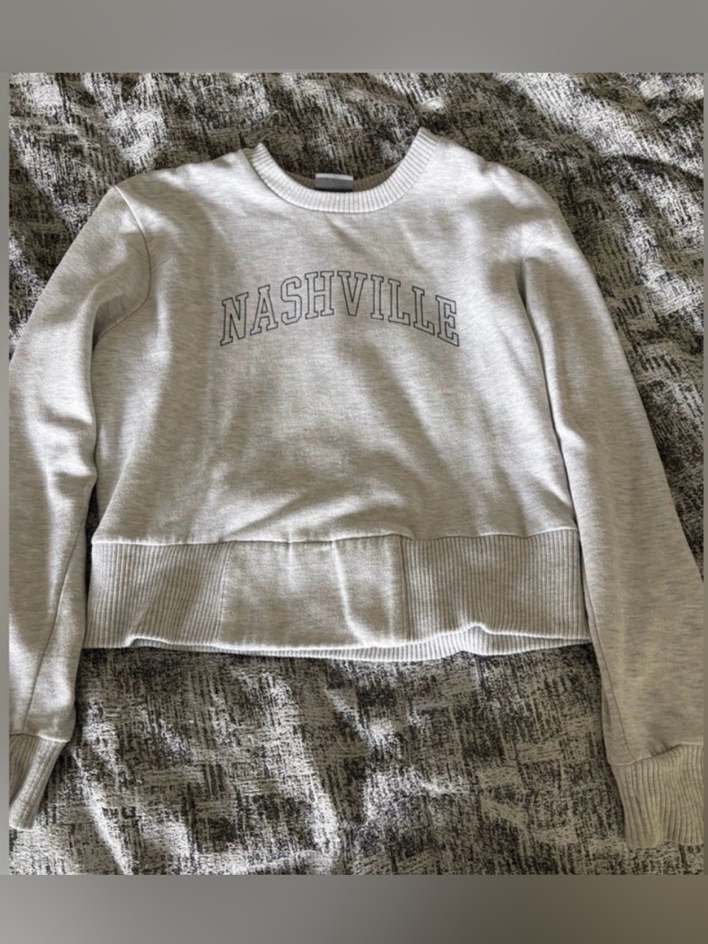 Nashville Cropped Sweatshirt Womens Size Small